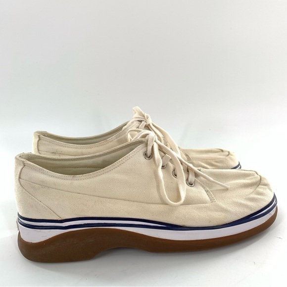 Clarks womens chunky sneakers size 7.5 canvas platforms 
Lace up retro - Picture 12 of 12